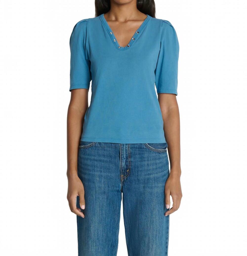 NEW NATION LTD nahal top in indigo